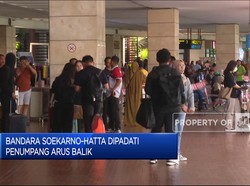 Video: Bandara Soekarno-Hatta Dipadati Penumpang Arus Balik