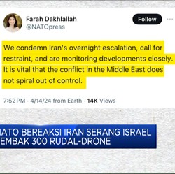 Video: Iran Tembakkan 300 Rudal ke Israel, NATO Langsung Bereaksi!