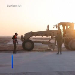 Video: Pangkalan Udara di Israel Rusak Akibat Serangan Drone Iran