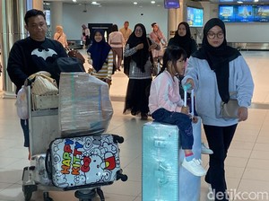 Puncak Arus Balik Lebaran di Bandara Hang Nadim Batam Terjadi Kemarin