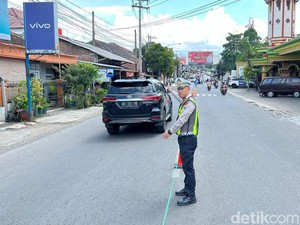 Arus Balik Libur Lebaran, Lalu Lintas di Simpang Karanglo Malang Meningkat