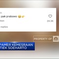 Video: Prabowo Pamer Kemesraan di Ultah Titiek Soeharto