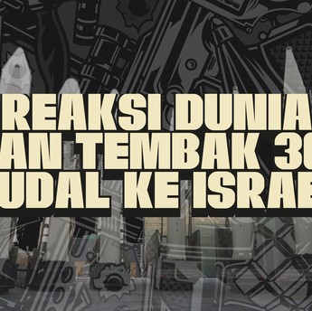 Rangkuman Kekhawatiran Dunia Setelah Iran Tembak 300 Rudal ke Israel