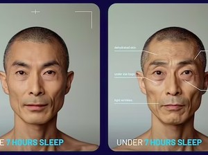 Foto Mencengangkan Wajah yang Tidak Tidur 7 Jam Sehari vs Cukup Tidur