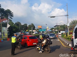 One Way Berakhir, Lalin di Puncak Bogor Berlaku Dua Arah