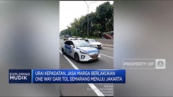 Video: Urai Kepadatan, One Way Berlaku dari Tol Semarang ke Jakarta