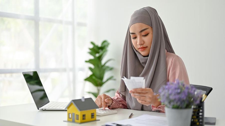 Ilustrasi keuangan muslim