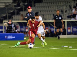 Timnas Indonesia Kalah 0-2 dari Qatar, Dua Pemain Dikartu Merah