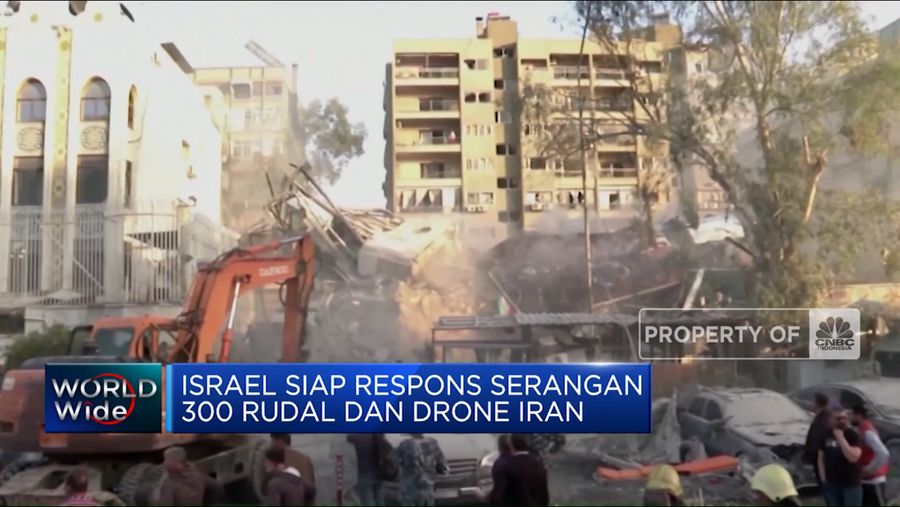 Israel Siap Respons Serangan 300 Rudal & Drone Iran