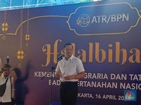 Cerita Halalbihalal AHY di Kementerian ATR, Beri Wejangan Leadership