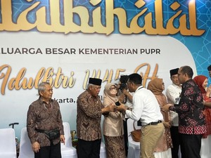 Gelar Halalbihalal Terakhir Sebagai Menteri, Basuki Sampaikan Pesan Ini