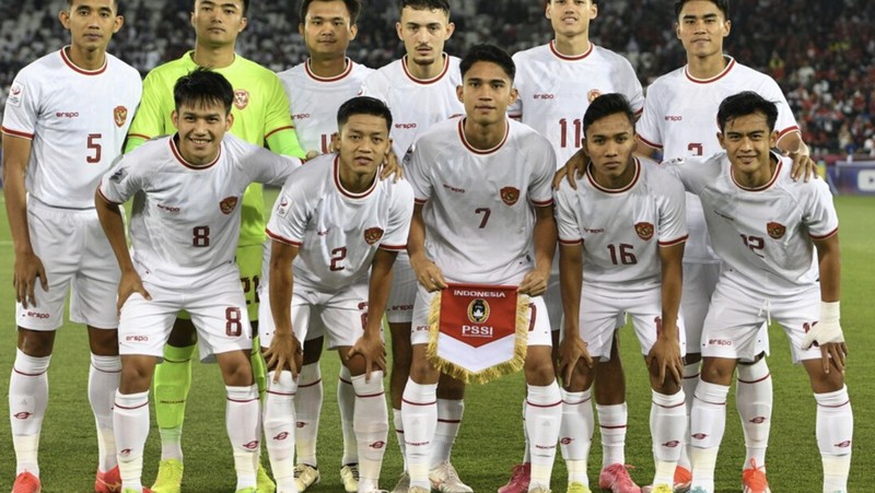 Timnas Indonesia melawan Qatar dalam laga pembuka Piala Asia U-23 2024. (Dok. the-afc.com)