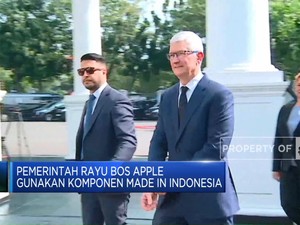 Bahas Investasi di RI, Bos Apple Temui Jokowi di Istana Kepresidenan