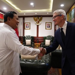 Potret Akrab Pertemuan Prabowo & CEO Apple Tim Cook di Jakarta