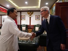 Tak Disangka, Ini Isi Pembicaraan Prabowo dan CEO Apple Tim Cook