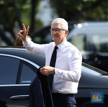 Detik-Detik Bos Apple Tiba di Istana Ketemu Jokowi, Bahas Apa?