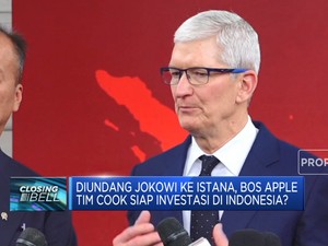 Video:Diundang Jokowi ke Istana, Bos Apple Mau Investasi di Indonesia?