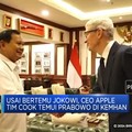 Video: CEO Apple Tim Cook Temui Prabowo Ditemani Menkominfo