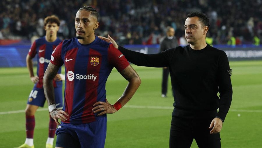 Laga seminfal liga championes Barcelona melawan PSG. (REUTERS/Albert Gea)