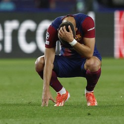 Potret Frustrasi Barcelona & ATM Tersingkir di Liga Champions