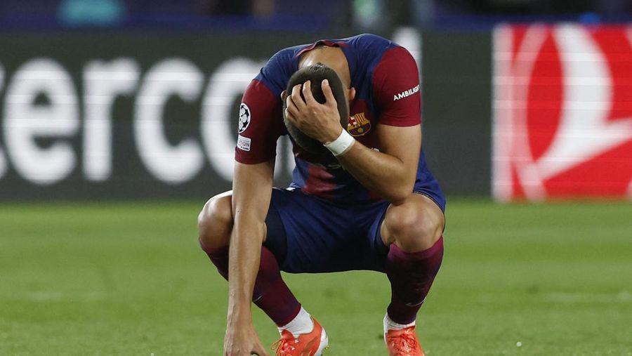 Laga seminfal liga championes Barcelona melawan PSG. (REUTERS/Albert Gea)