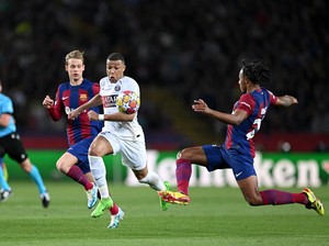 PSG Lolos ke Semifinal Liga Champions Setelah Bantai Barcelona 4-1