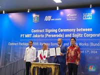 Pakai Jasa Perusahaan Jepang, Proyek MRT Bundaran HI-Kota Beres 2029