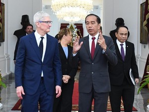 Inginnya Jokowi Ada Pabrik Apple di RI Usai Jamu Tim Cook di Istana