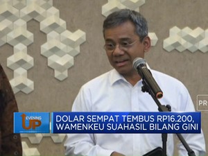 Video : Dollar Sempat Tembus Rp16.200, Wamenkeu Suahasil Bilang Gini