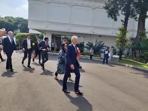 Eks PM Inggris Tony Blair Temui Presiden Jokowi di Istana Jakarta