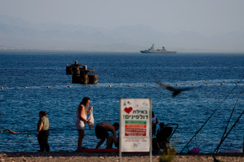Pemandangan baterai anti-rudal Iron Dome, dekat Ashkelon, di Israel selatan 17 April 2024. (REUTERS/Hannah McKay)