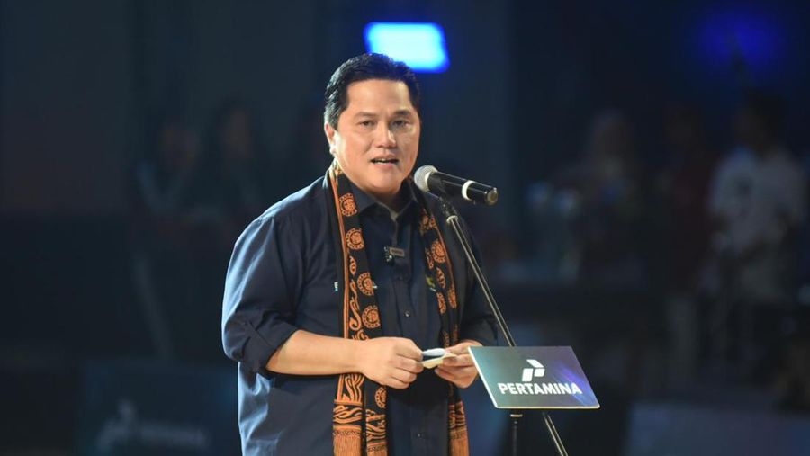 Menteri BUMN Erick Thohir memperingatkan BUMN untuk mengantisipasi dampak dari gejolak ekonomi dan geopolitik dunia. (Dok. PT Pertamina (Persero))