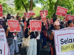 Aliansi Gerakan Rakyat Tutup TPL Demo Kantor DPRD Sumut, Ini Tuntutannya