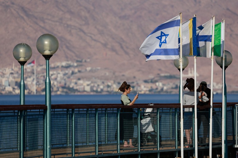 Pemandangan baterai anti-rudal Iron Dome, dekat Ashkelon, di Israel selatan 17 April 2024. (REUTERS/Hannah McKay)