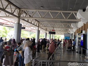 Jumlah Penumpang Bandara SMB II Palembang Naik 12 Persen di Musim Lebaran