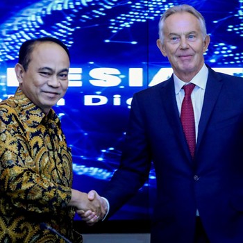 Tony Blair Ketemu Menkominfo Usai Jokowi dan Prabowo, Ini Hasilnya