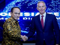 Tony Blair Ketemu Menkominfo Usai Jokowi dan Prabowo, Ini Hasilnya