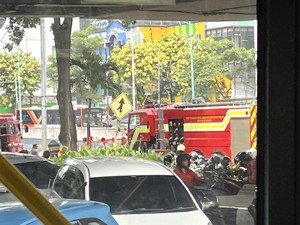 Rute TransJ 6V Ragunan-GBK Dialihkan Imbas Kebakaran di Mampang