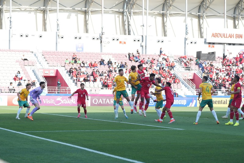 Timnas Indonesia U-23 membuka harapan melaju ke perempat final Piala Asia U-23 2024 setelah menundukkan Australia. (Dok: PSSI)