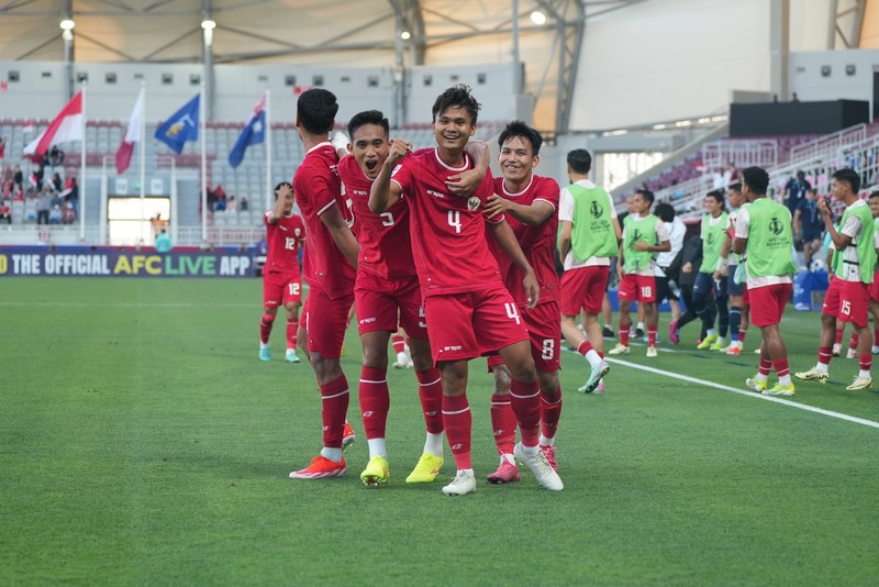 Timnas Indonesia U-23 membuka harapan melaju ke perempat final Piala Asia U-23 2024 setelah menundukkan Australia. (Dok: PSSI) Timnas Indonesia U-23 membuka harapan melaju ke perempat final Piala Asia U-23 2024 setelah menundukkan Australia. (Dok: PSSI)