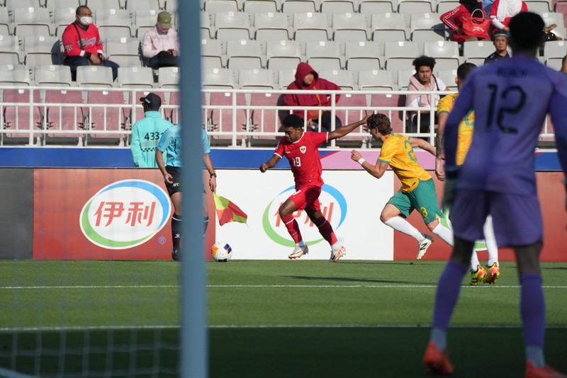 Timnas Indonesia U-23 membuka harapan melaju ke perempat final Piala Asia U-23 2024 setelah menundukkan Australia. (Dok: PSSI)