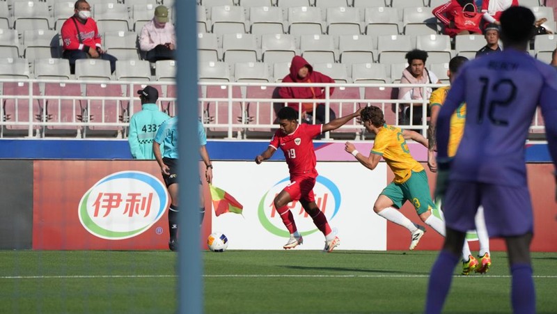 Timnas Indonesia U-23 membuka harapan melaju ke perempat final Piala Asia U-23 2024 setelah menundukkan Australia. (Dok: PSSI)