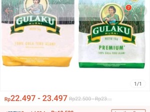 Waduh! Harga Gula di Toko Online Tembus Rp 23.000/Kg