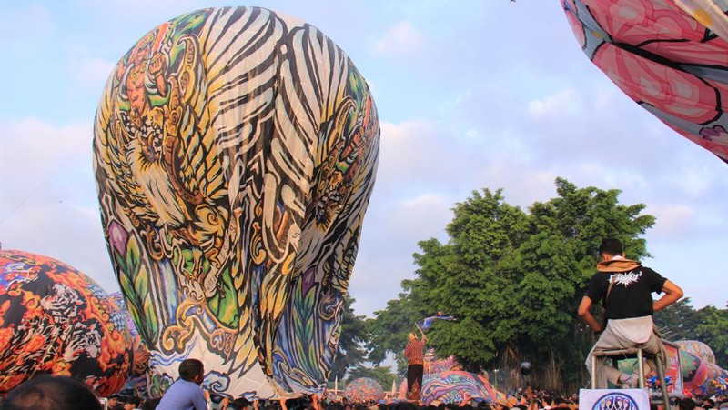 Festival Balon Udara 2024 di Wonosobo. (Dok Kemenhub)