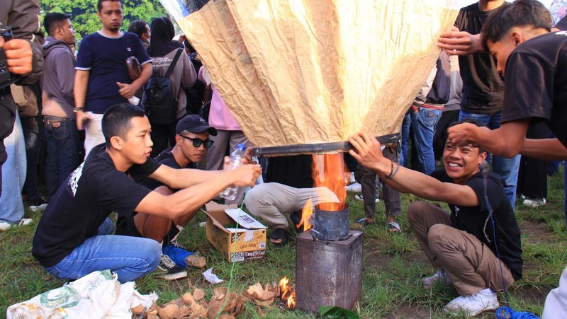 Festival Balon Udara 2024 di Wonosobo. (Dok Kemenhub)