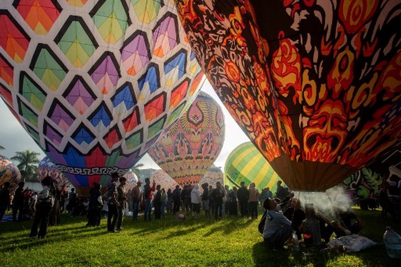 Festival Balon Udara 2024 di Wonosobo. (Dok Kemenhub)