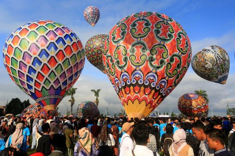 Festival Balon Udara 2024 di Wonosobo. (Dok Kemenhub)