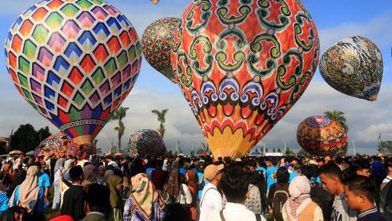 Festival Balon Udara 2024 di Wonosobo. (Dok Kemenhub)
