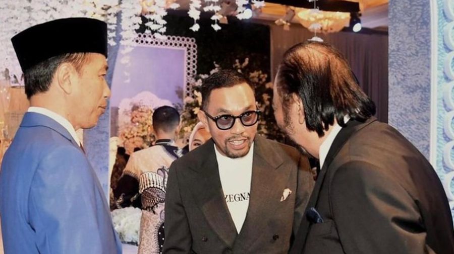Presiden Jokowi dan Ketum NasDem Surya Paloh. (Foto: Instagram Sahroni)