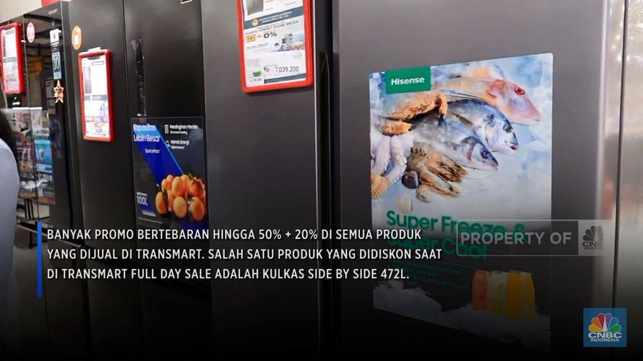 Transmart hari ini, Minggu (21/4) kembali menggelar diskon besar-besaran di Transmart Full Day Sale. Program ini digelar di seluruh Transmart se-Indonesia, dimulai saat toko buka sampai tutup.